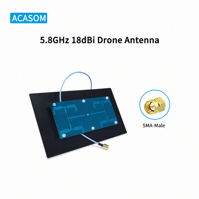 Vertical Beamwidth 57.3° 9dBi FPV Drone Antenna For UAV With SMA Male