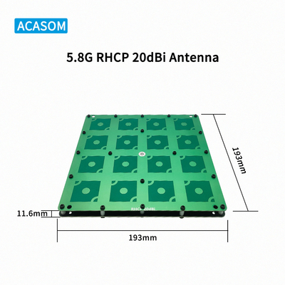 20dBi Gain Panel Long Range Drone Antenna For High Power Amplifier Booster