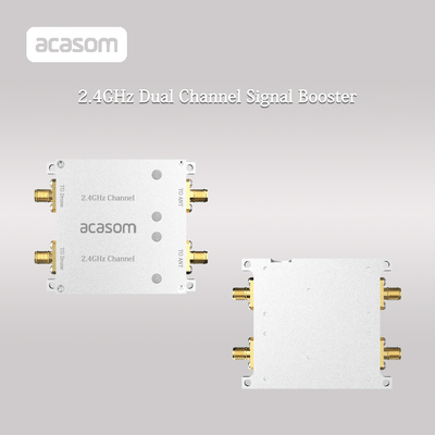 2.4GHz 5.8GHz Double In And Out RF Amplifier Module High Gain With Green LED Indicator
