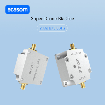 12V Super Drone Bias Tee Low Insertion Loss ≤0.4dB for Input Power ≤40dBm and 2.4-2.5GHz