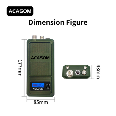 800MHz-900MHz Portable Anti Drone Jammer Water Resistant High Efficiency