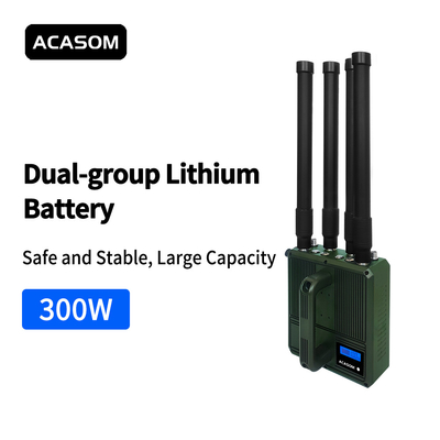 400M 500M  600M 700MHz 50W Portable Jamming Device For Drones Battery Powered