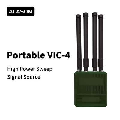 400M 500M  600M 700MHz 50W Portable Jamming Device For Drones Battery Powered