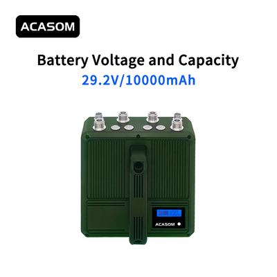 400M 500M  600M 700MHz 50W Portable Jamming Device For Drones Battery Powered